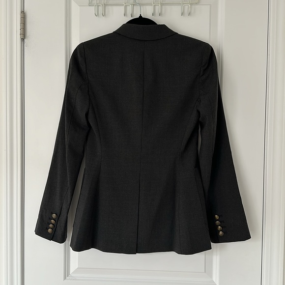 Aritzia Talula Charcoal Classic Blazer (Size 2) - Picture 3 of 4